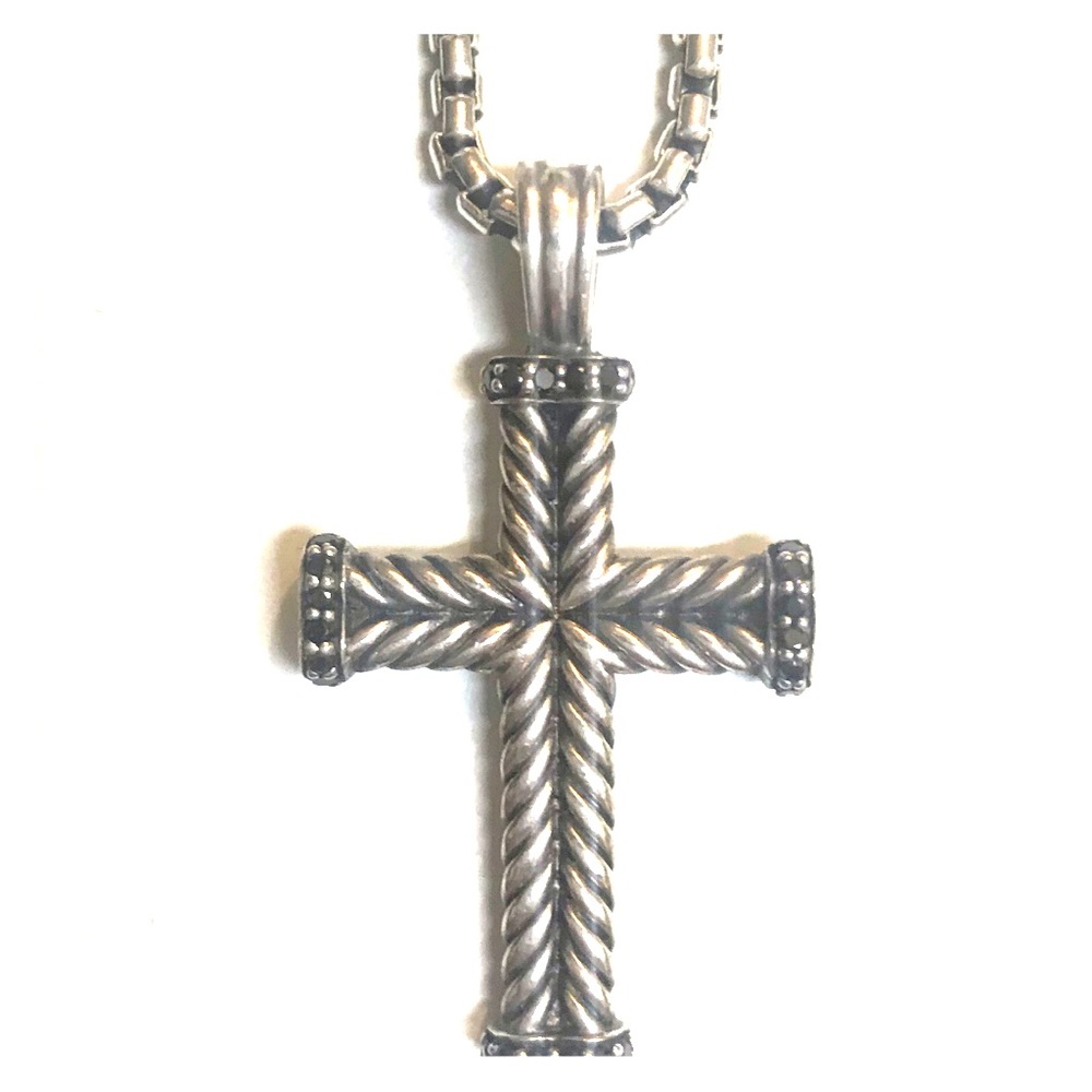 David Yurman Black Diamond Cross